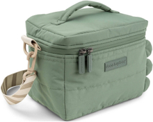 Quilted Insulated Bag Croco Green Home Meal Time Lunch Boxes Grønn D By Deer*Betinget Tilbud