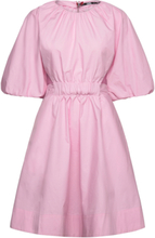 A-Line Puff Sleeve Dress Kort Kjole Pink Karl Lagerfeld