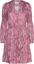 Belief Print Dress Kort Kjole Pink Dante6