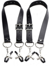 Master Series Spread Labia Spreader Straps with Clamps Labia clamps
