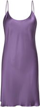Pure Silk - Slip With Round Neck Nattlinne Purple Lady Avenue