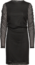 Slsolveig Dress Knælang Kjole Black Soaked In Luxury
