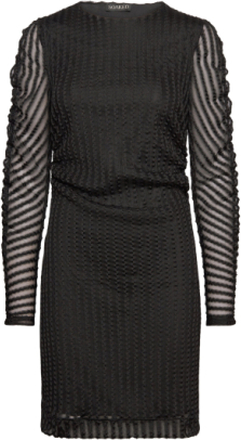 Slsolveig Dress Knælang Kjole Black Soaked In Luxury