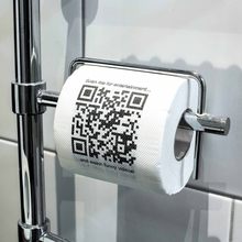Toalettpapper med QR-koder