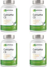 Perfectbody Curcuma (kurkuma) Capsules 4-pack - 240 Plantcaps