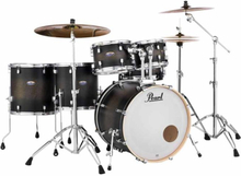 Pearl Decade Maple 6 pc Drum Set with HWP830, Satin Black Burst