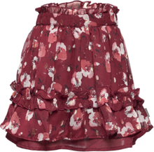 Skirt Flower Dot Dresses & Skirts Skirts Short Skirts Multi/patterned Creamie