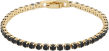 Wiz Small Brace Accessories Jewellery Bracelets Chain Bracelets Svart SNÖ Of Sweden*Betinget Tilbud