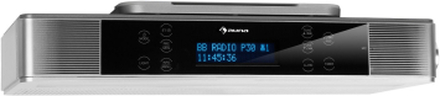 KR-140 Bluetooth Köksradio med högtalartelefon LED-Belysning silver