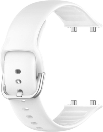 Oppo Watch 2 (42mm) silicone watch strap - White