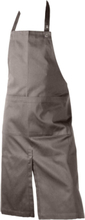 Apron With Pocket Home Textiles Kitchen Textiles Aprons Grey The Organic Company