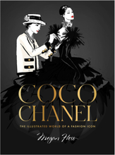 Coco Chanel - The Illustrated World Of A Fashion Icon Home Decoration Books Black New Mags