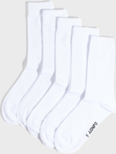 Frank Dandy Bamboo Solid Crew Sock Flerpack sokker White