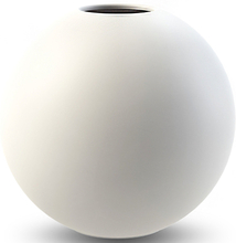 Cooee Design Ball vase, 20 cm, white