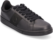 B721 Lthr/Branded Nubuck Low-top Sneakers Black Fred Perry