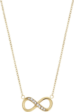 Infinity Necklace Gold Accessories Jewellery Necklaces Chain Necklaces Gold Edblad
