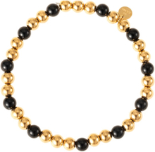 Bead Bracelet Accessories Jewellery Bracelets Pearl Bracelets Svart By Jolima*Betinget Tilbud