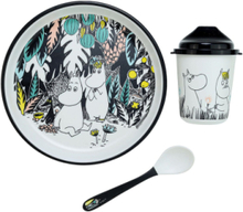 Moomin Jungle, Giftbox, 3-Pcs Home Meal Time Dinner Sets Multi/patterned Rätt Start