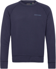 Original Crew Sweatshirt Tops Sweatshirts & Hoodies Sweatshirts Navy Dockers