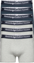 6-Pack Underwear - Gots/Vegan Boksershorts Multi/mønstret Knowledge Cotton Apparel*Betinget Tilbud