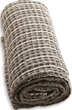 Big Waffle Towel And Blanket Home Textiles Bathroom Textiles Towels & Bath Towels Bath Towels Brown The Organic Company