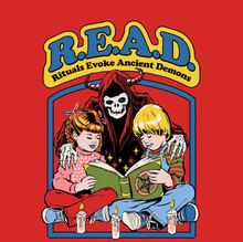 R.E.A.D Men's T-Shirt - Red - L - Red