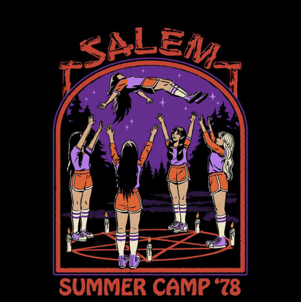 Salem Summer Camp Men's T-Shirt - Black - M - Black