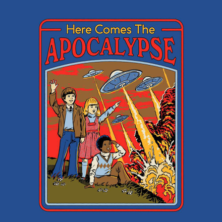 Here Comes The Apocalypse Men's T-Shirt - Blue - M - Blue