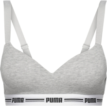 Puma Women Padded Top 1P Hang Lingerie Bras & Tops Soft Bras Non Wired Bras Grå PUMA*Betinget Tilbud