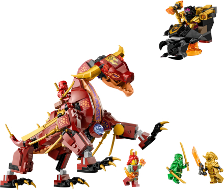 LEGO NINJAGO: Heatwave Transforming Lava Dragon Toy Set (71793)