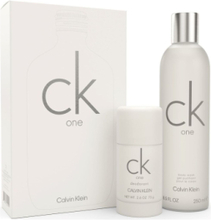 Calvin Klein Ck Deo Stick 75Ml/Body Wash 250Ml Beauty WOMEN Skin Care Body Shower Gel Nude Calvin Klein Fragrance*Betinget Tilbud