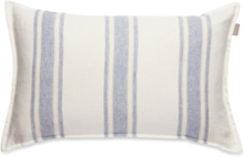 Linen Stripe Cushion Home Textiles Cushions & Blankets Cushions Purple GANT