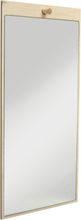 "Tillbakablick Spejl Rektangulær Home Furniture Mirrors Wall Mirrors Beige Essem Design"