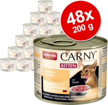 Super-Sparpaket: 48 x 200 g Animonda Carny Kitten - Baby-Paté