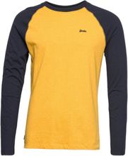 Vintage Baseball L/S Top T-shirts Long-sleeved Multi/mønstret Superdry*Betinget Tilbud