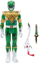 Super7 Mighty Morphin' Power Rangers Reaction Figure - Green Ranger (Battle Damaged)