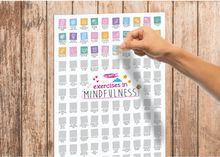 100 Day Mindfulness Challenge Scratch Poster