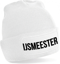 IJsmeester muts - unisex - one size - wit