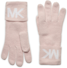 Over D Mk Turn Back Glove Accessories Gloves Finger Gloves Pink Michael Kors Accessories