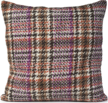Soft Check C/C 50X50Cm Home Textiles Cushions & Blankets Cushion Covers Purple Ceannis