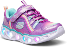 Girls Heart Lights - Rainbow Lux Low-top Sneakers Purple Skechers