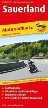 Sauerland, motorcycle map 1:150,000