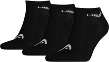 Head 3-pack Unisex Sneaker Sock Black-39-42