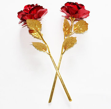 24K Gold Foil Rose Romantic Rose Flower