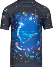 Neptune Swimwear UV Clothing UV Tops Marineblå Molo*Betinget Tilbud