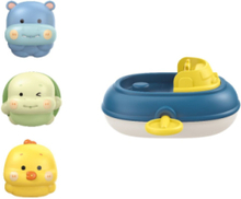 Bath Set - Sailing Animals Toys Bath & Water Toys Bath Toys Multi/patterned SBP