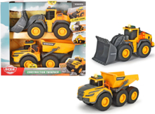 Volvo Construction Twinpack Toys Toy Cars & Vehicles Toy Vehicles Construction Cars Multi/patterned Dickie Toys