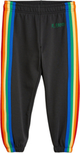 Rainbow Stripe Sweatpants Bottoms Sweatpants Black Mini Rodini