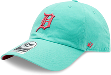 Keps 47 Brand MLB Detroit Tigers Double Under 47 CLEAN UP BCWS-DBLUN09GWS-TF84 Tiffany Blue