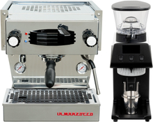 La Marzocco Linea Mini espressomaskin + Pico kaffekvern, stål
